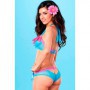 LEG AVENUE CONJUNTO SUJETADOR CON ARO Y BRAGITA TALLA S